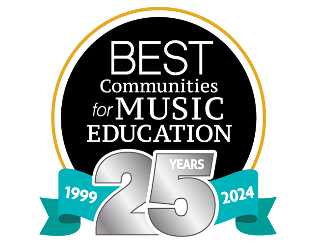 2024 Best Communities for Music Education logo