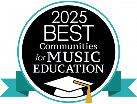 2025 Best Communities for Music Education logo
